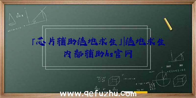 「芯片辅助绝地求生」|绝地求生内部辅助hs官网